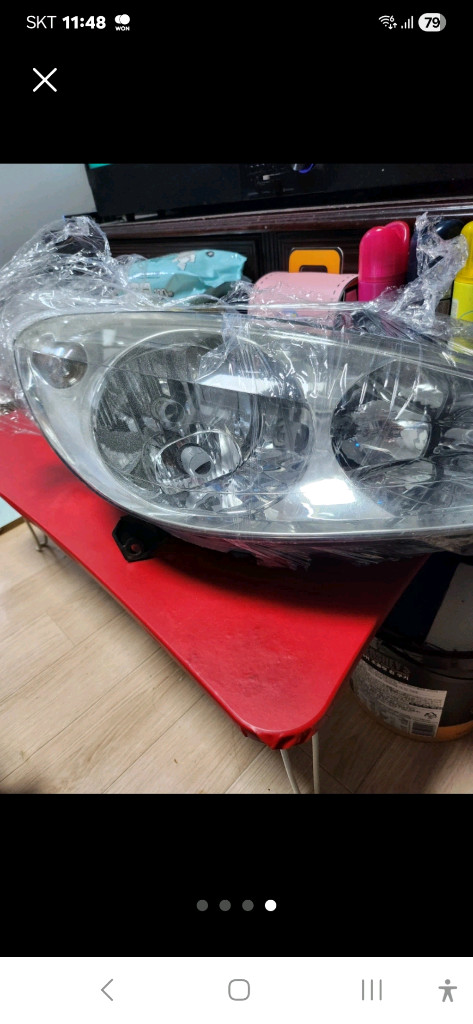 소형차 푸조307조수석 헤드라이트--3