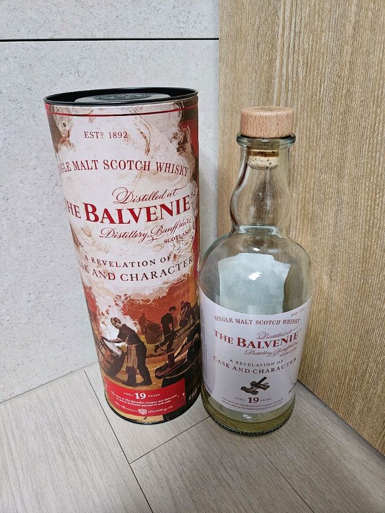 발베니 19년 캐스크 앤 캐릭터 공병 빈병--3