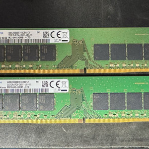 삼성 DDR4 64GB 메모리 (32x2)
