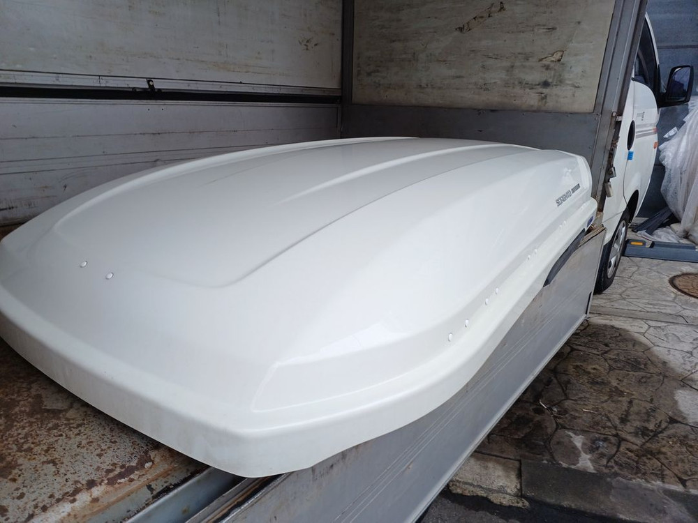 올뉴쏘렌토 코토일체형 루프박스 시즌2(화이트유광) 2대분--1