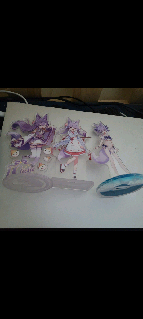 스텔라이브 애니플러스 콜라보 카페 클리셰 1주년 아크릴 스탠드 스텔라이브 여름 부키 굿즈 160,666원 팝니다--1