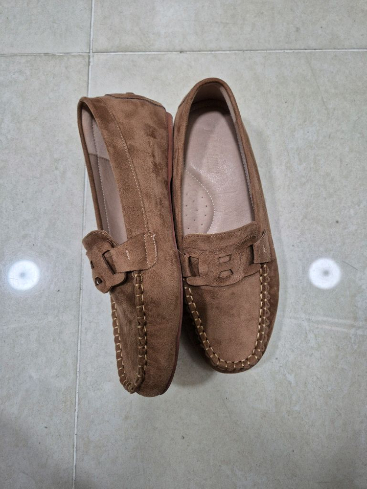 스웨이드 드라이브 로퍼 245~250--2