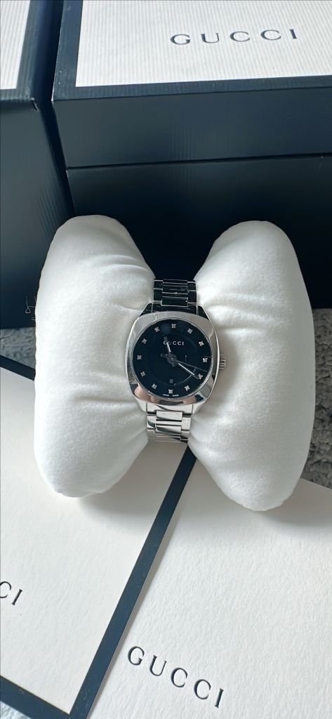 구찌 메탈 여성시계--1