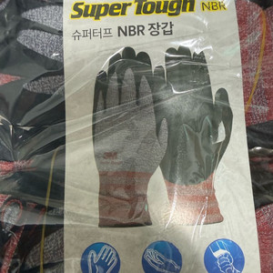 3m 슈퍼터프 NBR장갑 L 작업장갑,코팅장갑