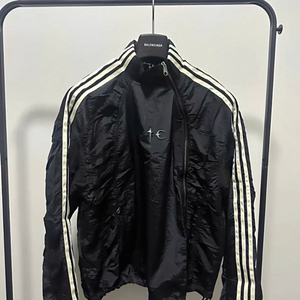 아디다스 x 떠그 클럽 우븐 트랙탑 블랙 실버 메탈릭