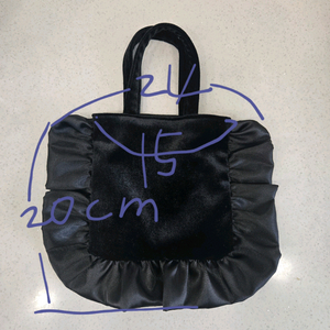 첼시 프릴 미니 토트백 새상품