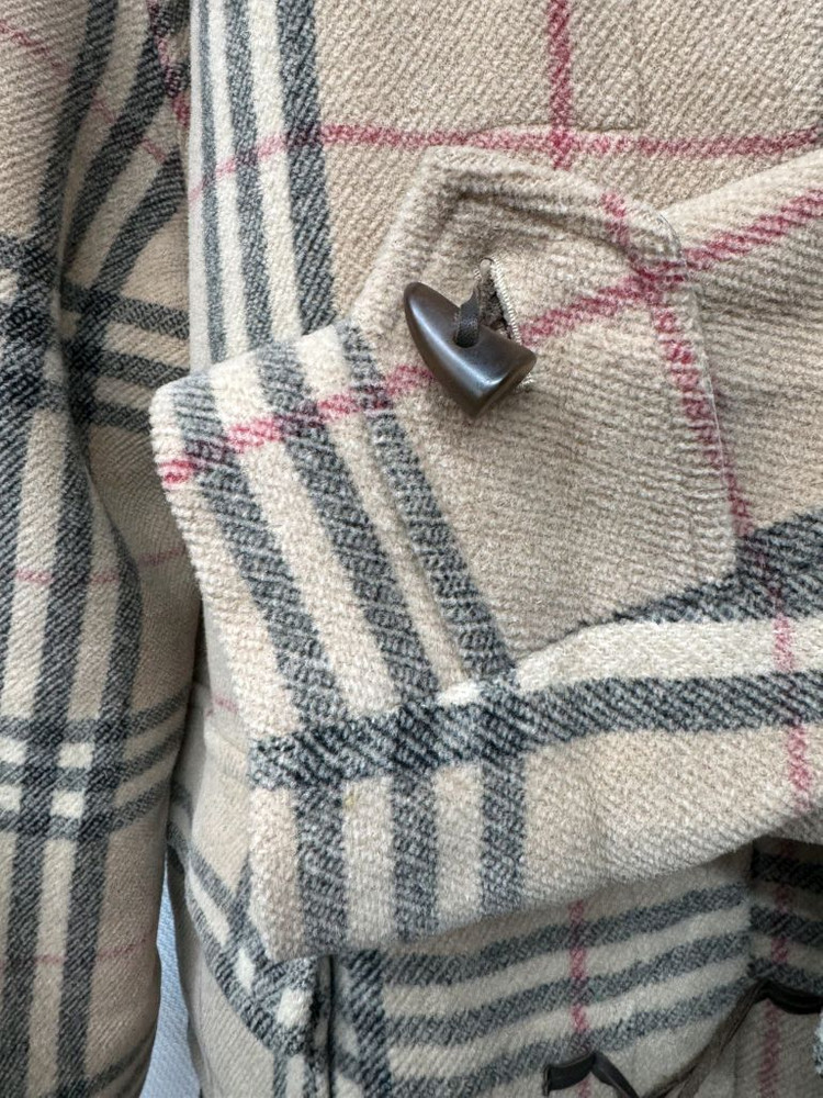 버버리 노바체크 울 더블코트 (100~105)--1