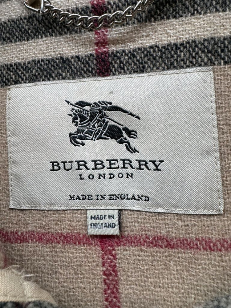 버버리 노바체크 울 더블코트 (100~105)--4