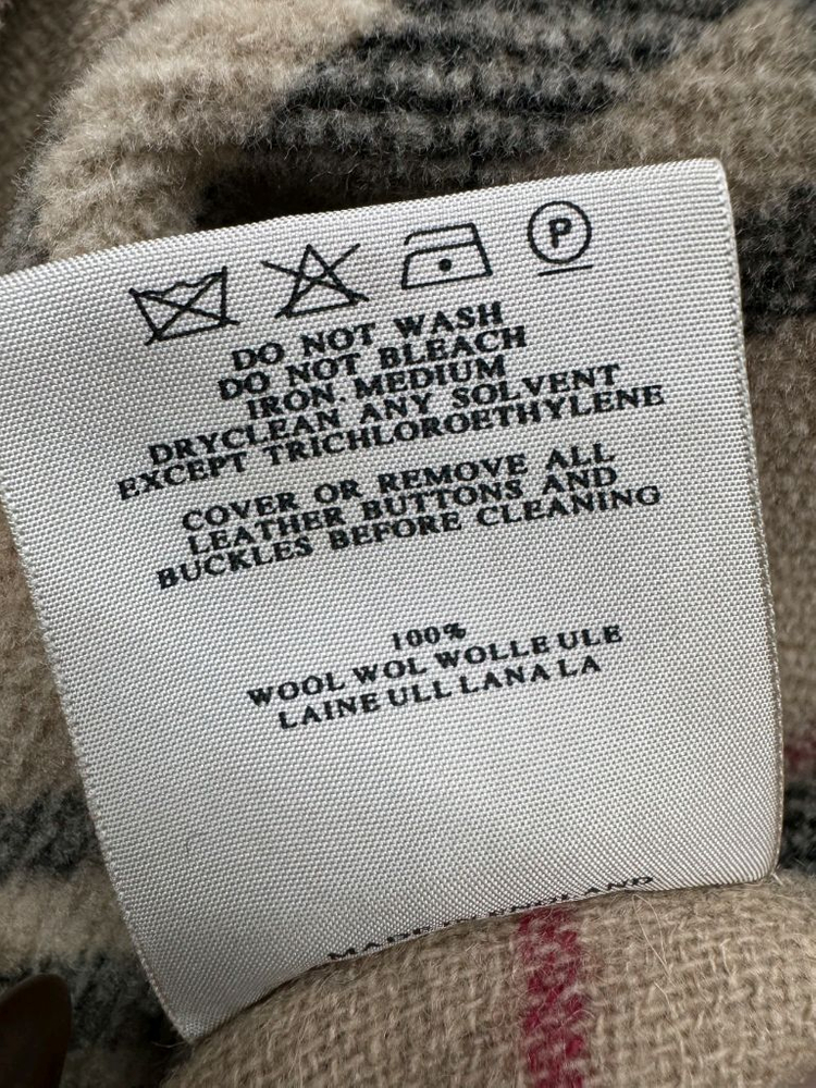 버버리 노바체크 울 더블코트 (100~105)--6