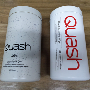 쿼시 올인원 청소 세정 롤티슈 200매 2통 선물세트 다용도 물티슈 기름때, 끈적임, 얼룩 제거