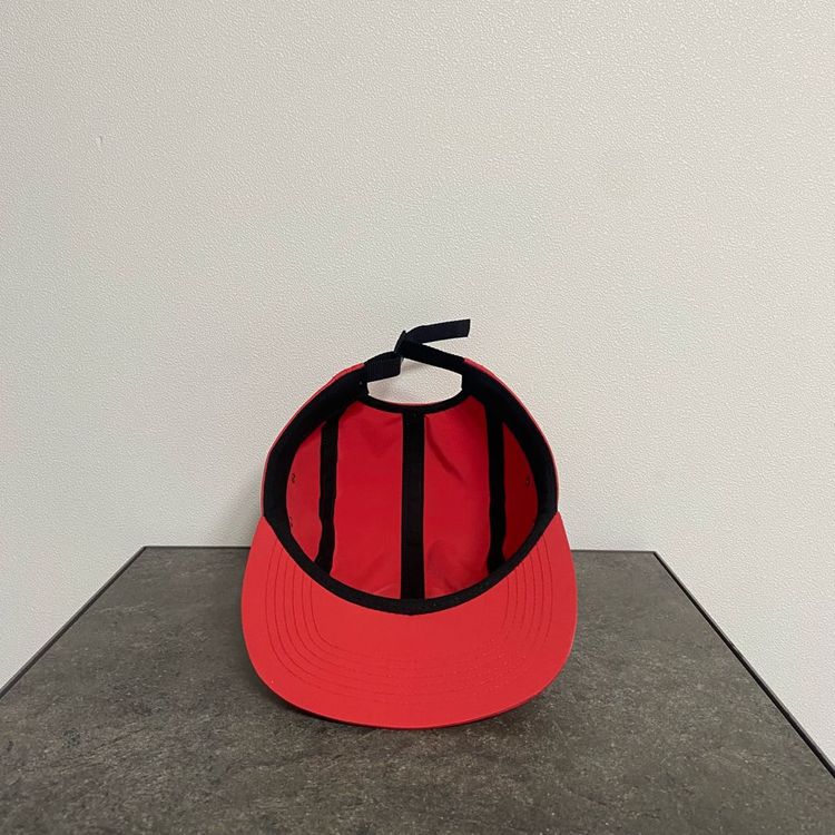 (OS) 슈프림 박스로고 캠프캡 모자 레드--4