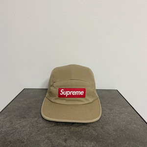 (OS) 슈프림 박스로고 캠프캡 모자 탄