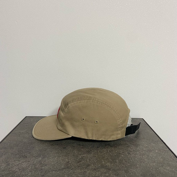 (OS) 슈프림 박스로고 캠프캡 모자 탄--1