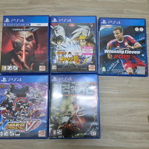 PS4 게임 타이틀 5종 세트