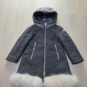 4Y 몽클레어키즈 폭스퍼 패딩 코트 이미지