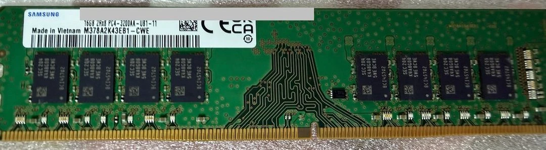 삼성 램 ddr4 PC4-3200AA 16gb 1개 이미지