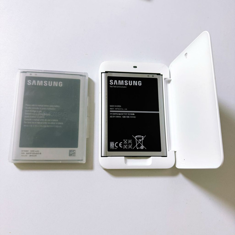 갤럭시 메가 배터리 충전 거치대+배터리 2개--1