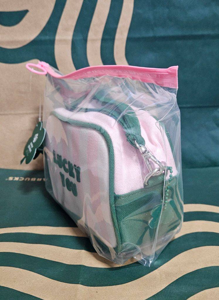 미개봉]스타벅스 2026 백투스쿨 포지티브 멀티 파우치 화장품 가방--3