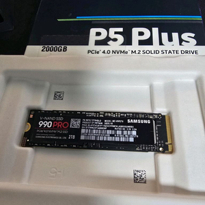 국내정품 M.2 SSD 990PRO 980PRO // P5 PLUS 2TB 3개
