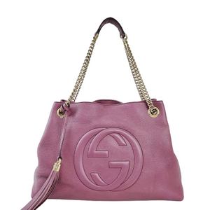 정품 구찌 소호 태슬 체인 숄더백 미듐