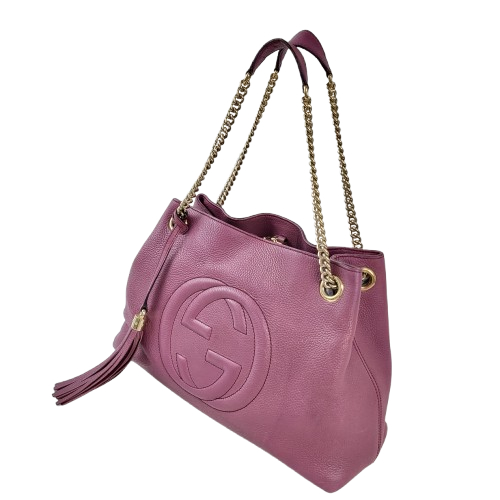 정품 구찌 소호 태슬 체인 숄더백 미듐--3