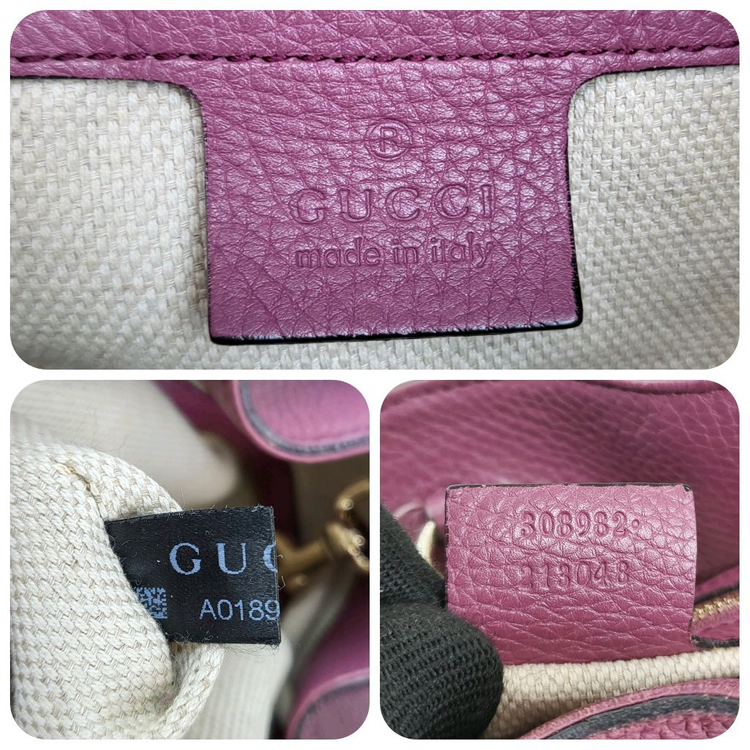 정품 구찌 소호 태슬 체인 숄더백 미듐--8