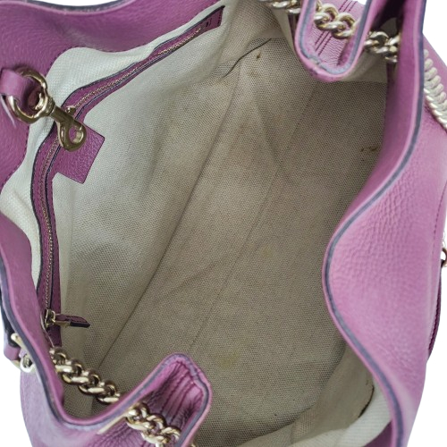 정품 구찌 소호 태슬 체인 숄더백 미듐--9