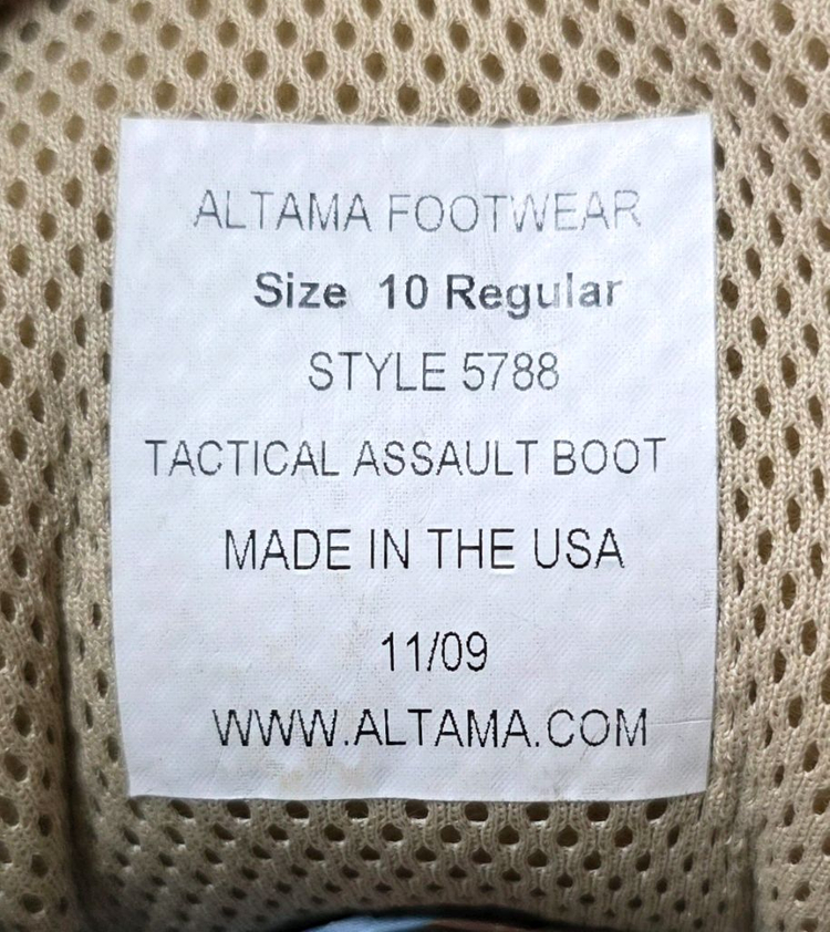 [미사용] 알타마 ALTAMA 전술화 사막화 중등산화 275~280--5