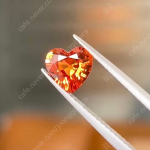 하트컷 환타 가넷 스페샤르타이트 1.29ct 한미