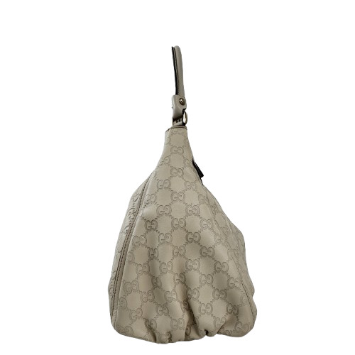 정품 구찌 시마 레더 D링 호보 숄더백 라지--2