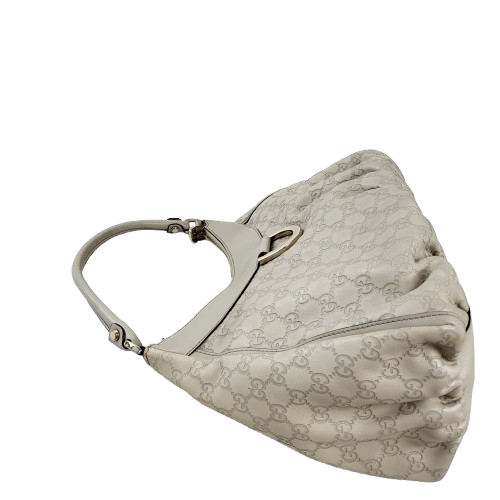 정품 구찌 시마 레더 D링 호보 숄더백 라지--4