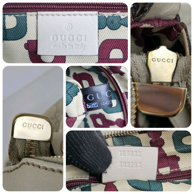 정품 구찌 시마 레더 D링 호보 숄더백 라지--8