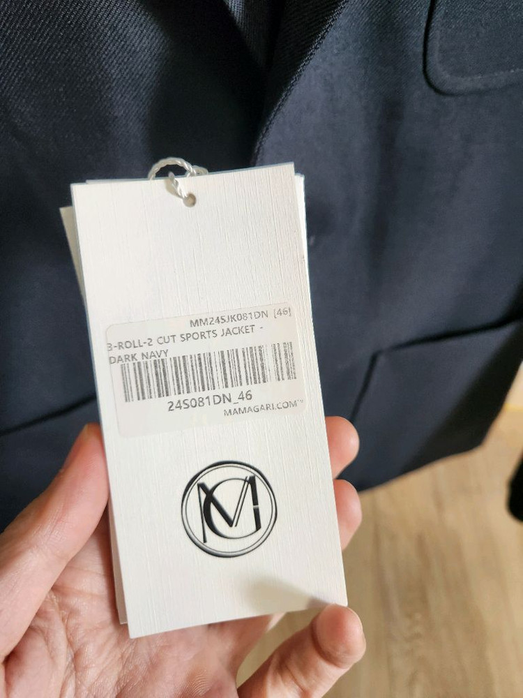 마마가리 스포츠셋업 다크네이비 상의 46사이즈 이미지