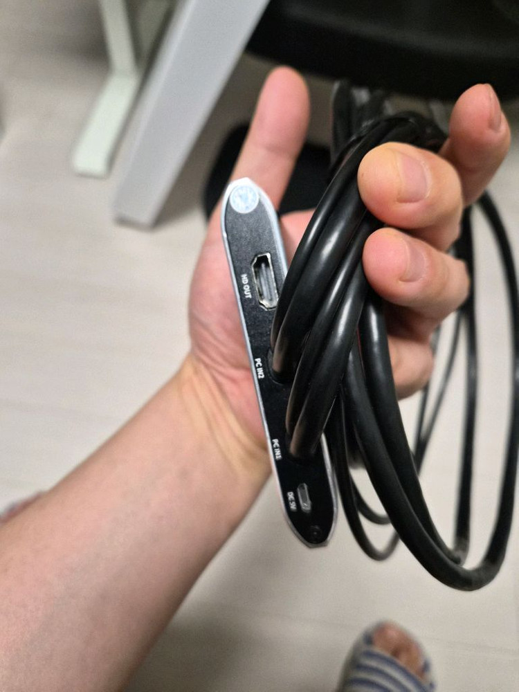 넥시 2포트 HDMI 4K KVM 스위치 케이블 타입 팜--6