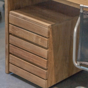 세덱 티크 원목 서랍장 40-60cm