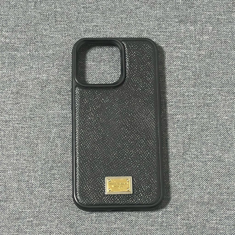 돌체 앤 가바나 아이폰 13 프로 가죽 케이스--3