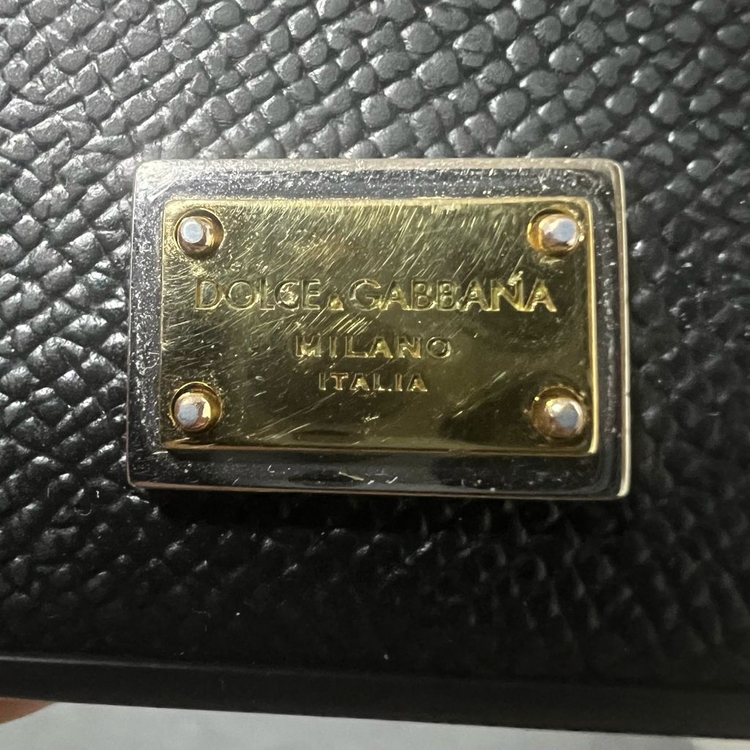 돌체 앤 가바나 아이폰 13 프로 가죽 케이스--5