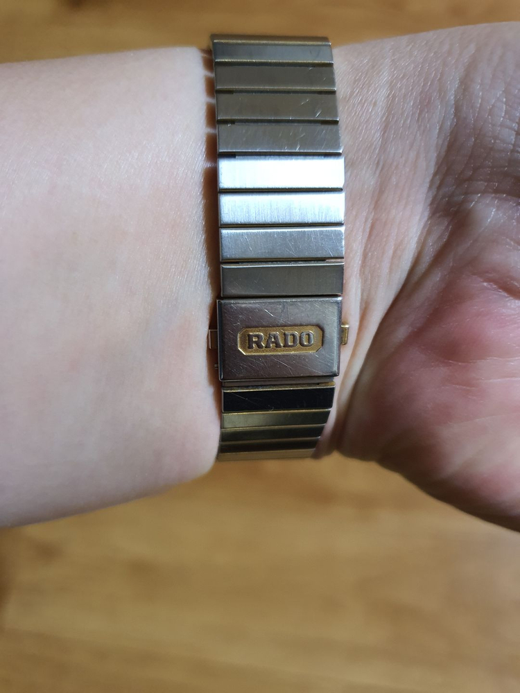 빈티지 라도 금장 쿼츠시계 이미지