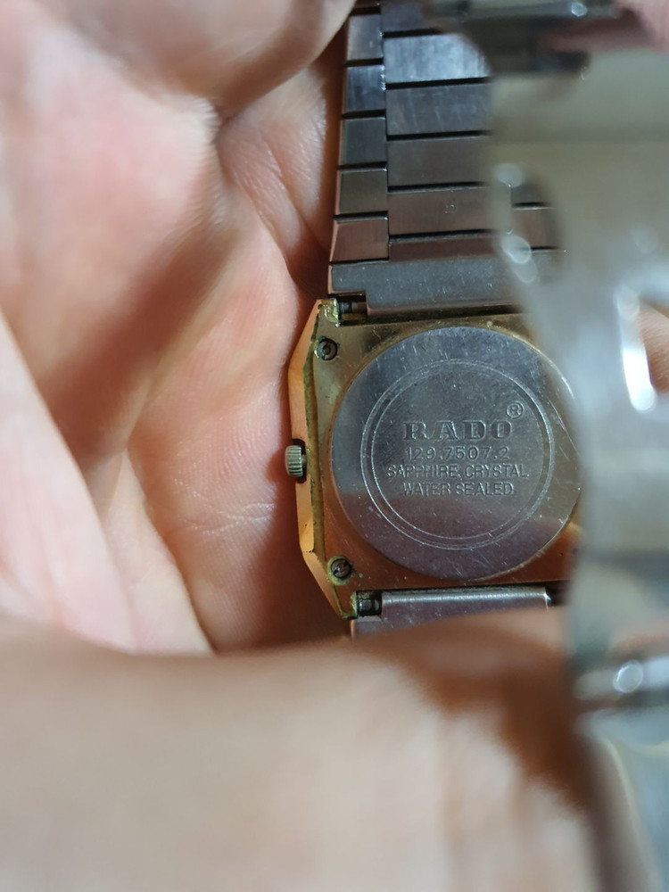 빈티지 라도 금장 쿼츠시계 이미지