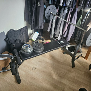 홈트 벤치프레스 세트 팝니다