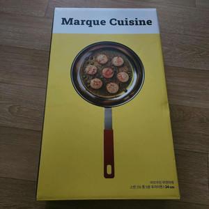 마르쿠진 무연마제 스텐 316통 5중 후라이팬 24cm 새상품