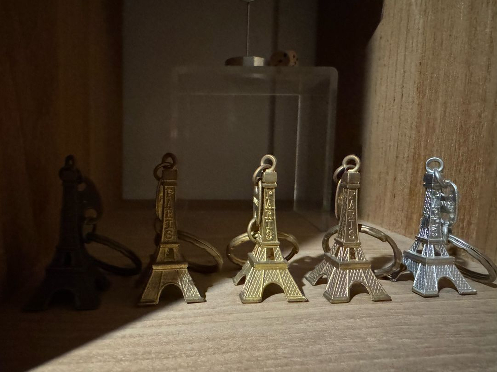 에펠탑 키링 개당 2만원 3가지 컬러 골드 실버 브론즈 이미지