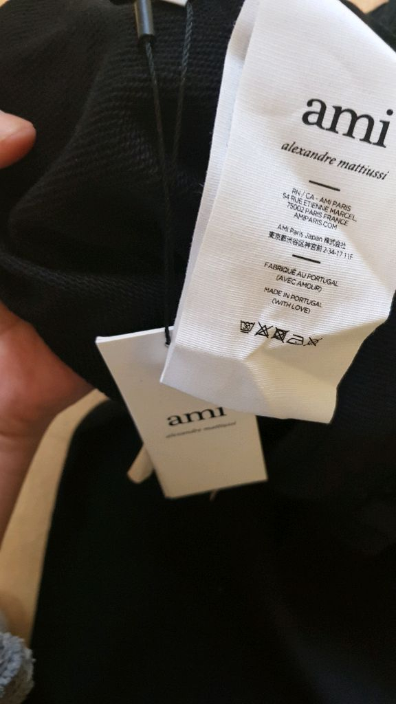 아미 스몰로고 블랙 조거팬츠[32-34]추천--4