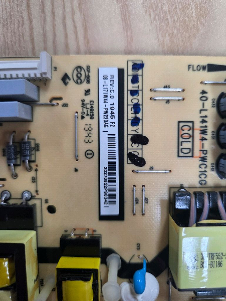 TCL 55C6US 파워보드--3