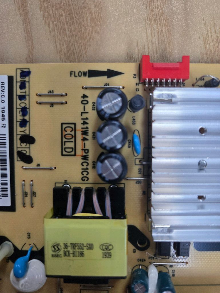 TCL 55C6US 파워보드--4