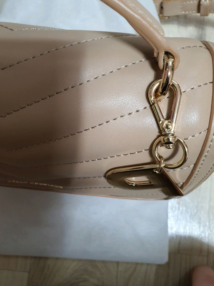 (네고가능)폴스부티끄 크리스티 베이지가방 (상태양호) 이미지