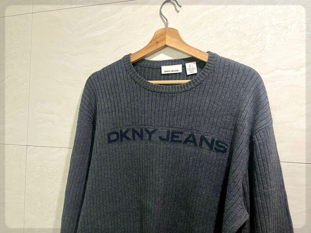 DKNY / 레트로 로고 니트, 남성니트 / L(105)--2