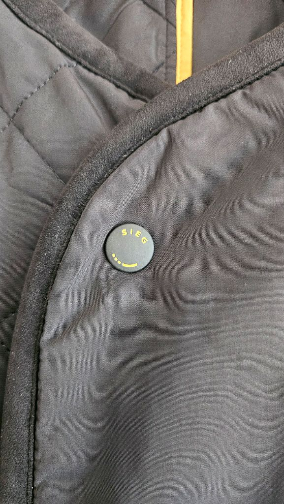 지이크(SIEG) 정품 다이아몬드 퀼팅 자켓 (95사이즈/블랙)--2