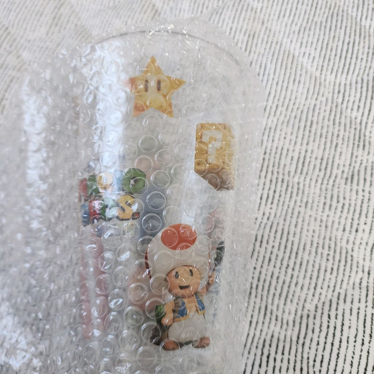 슈퍼 마리오 무비 유리컵 (미사용) 이미지