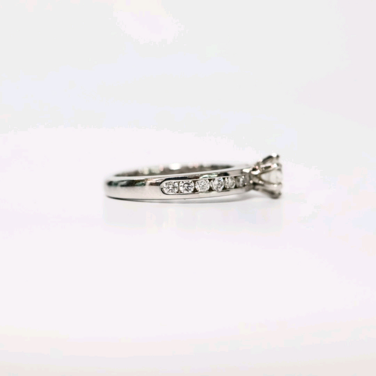 티파니앤코 솔리테어 하프 세팅 다이아몬드 반지 0.31ct 한국 5호--1